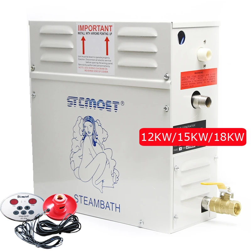 

Steam Generator for Shower 220V/380V 12KW/15KW/18KW Home Steam Machine Sauna Bath SPA Steam ShowerRoom Steaming Machine