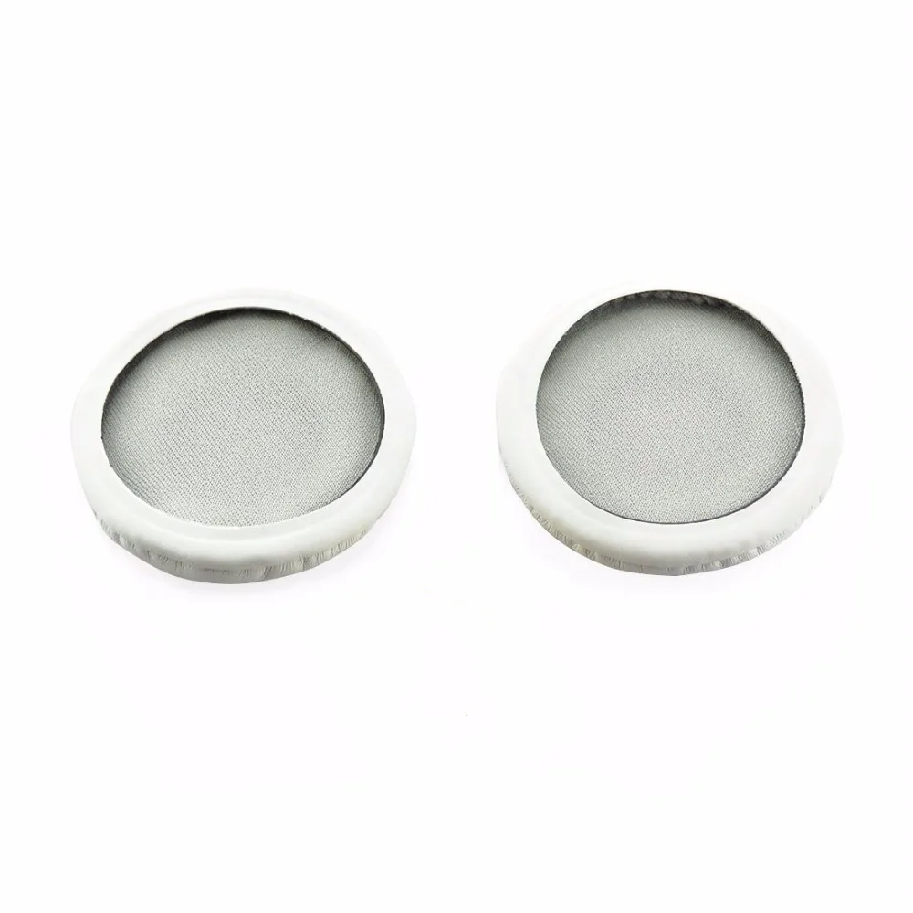 SONY MDR-ZX600 ZX600 Kopfhörer Ersatz Ohr Pad Ohr Kissen Ohr Tassen Ohr Abdeckung Ohrpolster (Weiß leder & Grau Mesh)