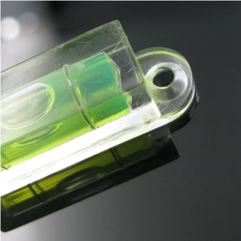 HACCURY Acrylic Square Level Bubble Mini Spirit Level Bubble with ears