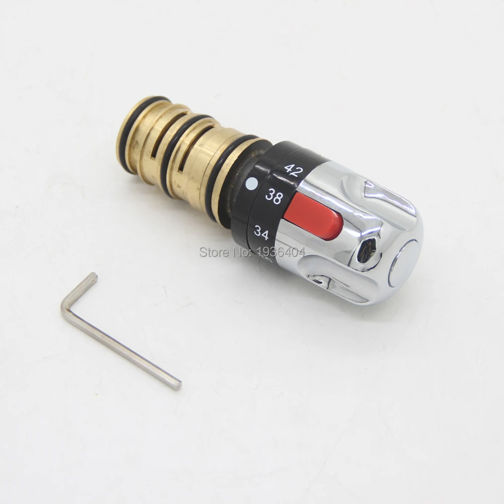 Newest Retail Brass Thermostatic Mixing Valve, Pipe Thermostat Valve, Control the Mixing Water Temperature H2