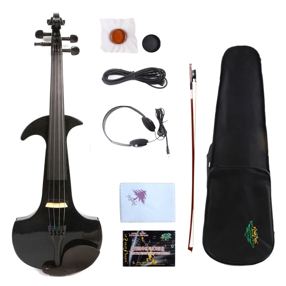 

BLACK color yinfente electric violin 4 string
