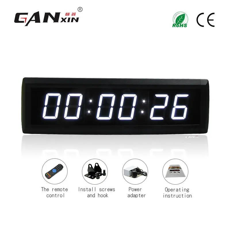 

[Ganxin]]New Style 1.8'' remote control digital timer 6v&5v Led wall clock
