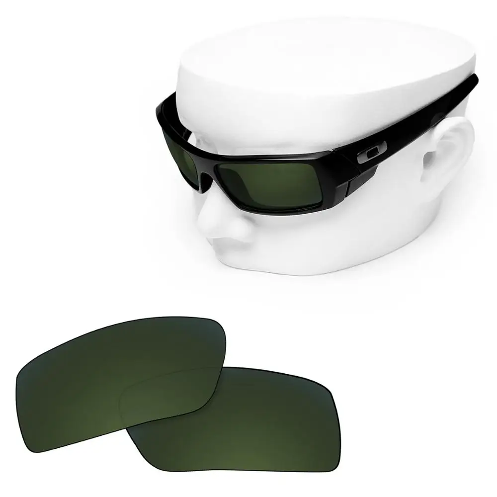 

OOWLIT Polarized Replacement Lenses of Grey Green for-Oakley Gascan Sunglasses