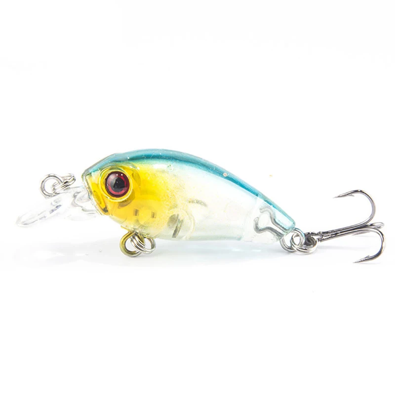 1PCS 4cm 4.5g Swim Fish Fishing Lure Artificial Hard Crank Bait topwater Wobbler Japan Mini Fishing Crankbait lure