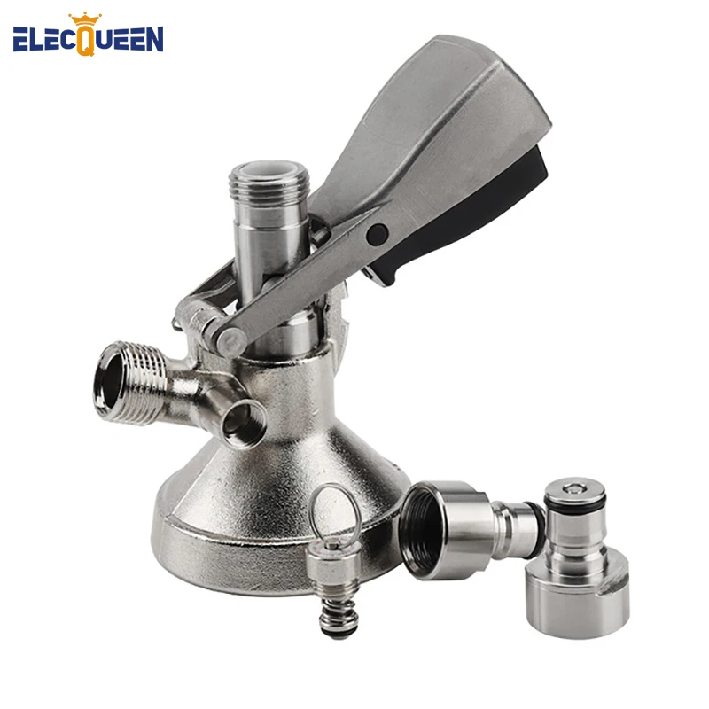 

G Type Coupler Home Brewing Beer Keg Tap Dispenser Beer Faucet System "G"Coupler + Liquid &Gas Ball Lock Post Keg Coupler Kits