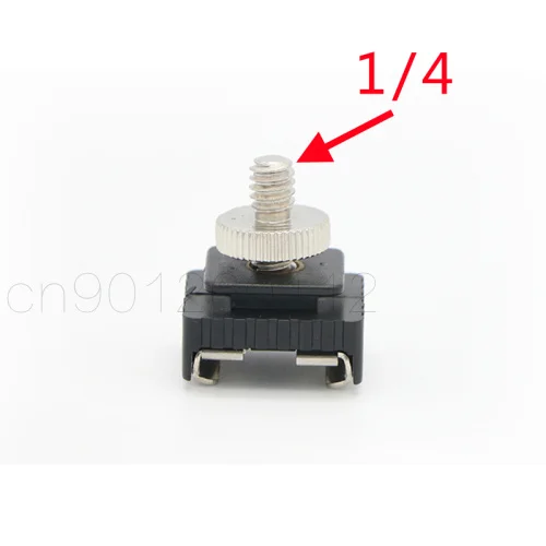 2 in 1 Flash Blitzschuh Hot Shoe Mount Mit 1/4-1/4 1/4 "Schraube Gewinde SC-6 für Yongnuo Flash speedlite-blitzgerät Flash licht LED