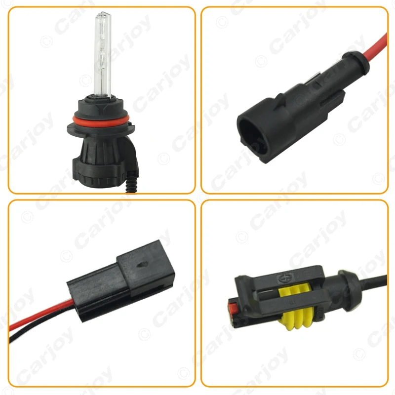 LEEWA 1set Car Headlight 9004 9007 Xenon Bulb Hi/Lo Beam Bi-Xenon Bulb Light 35W DC 12V Slim Ballast HID Kit  #CA4477