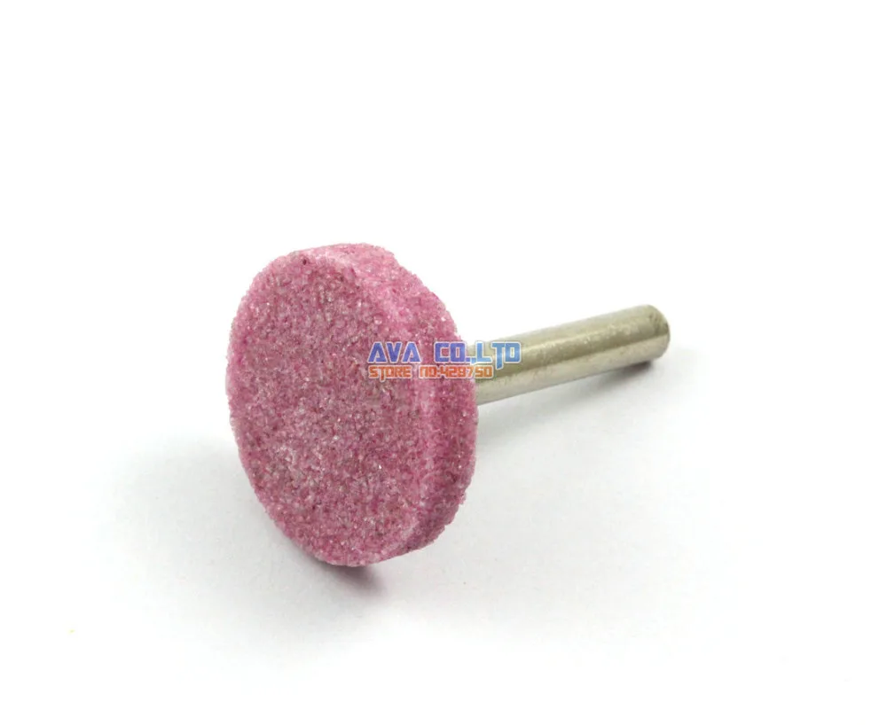 

10 Pieces 30x7mm Mounted Point Pink Aluminum Oxide Abrasive Grinding Stone Wheel 6mm Shank