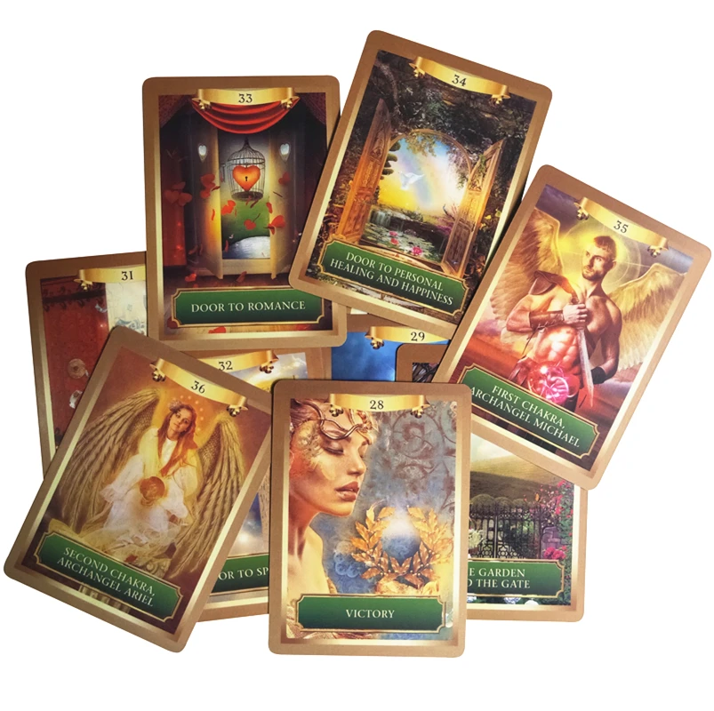 mysterious energy power oracle cards deck 53 cards, English tarot cards guidance -divination fortune for women board game