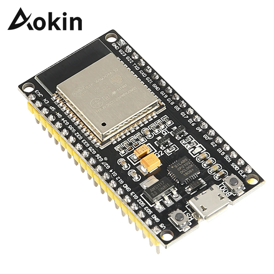 

ESP32 Development Board Wireless WiFi Bluetooth ESP-32S Ultra-Low Power Dual Core CP2104 Filters Power Management Module