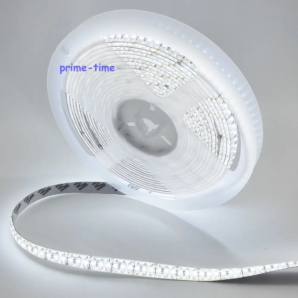 3014 LED Strip 204 led/m, Super Bright waterproof Non-waterproof led tape light DC 12V white/Warm white color,5m/lot image 3