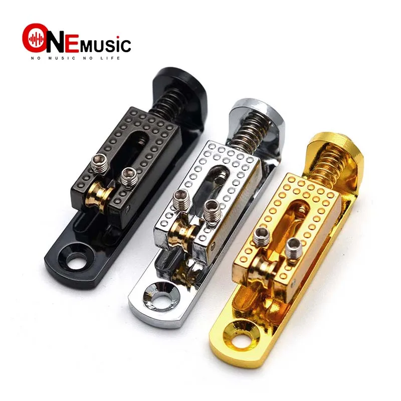 luxury Solo Single Guitar Roll Bridge w/ Wrench Screw for 3/4/5/6/7/8 String Guitar Cigar Box Banjo Parts