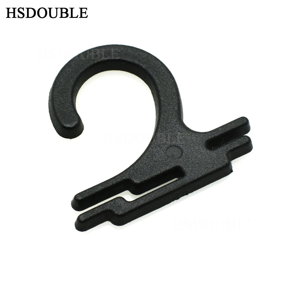 26*24mm Plastic Sock Hook Hanger For Sock Stocking Underwear Accessories Packaging Black