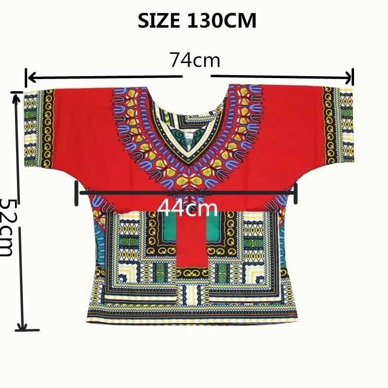 Großhandel Kinder 2019 Kind Neue Mode Design Traditionelle Afrikanische Kleidung Drucken Dashiki T-shirt Für Jungen und Mädchen