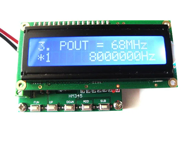 

DDS New Square Wave Pulse Signal Generator Signal Source Frequency Range 1KHz~68MHz