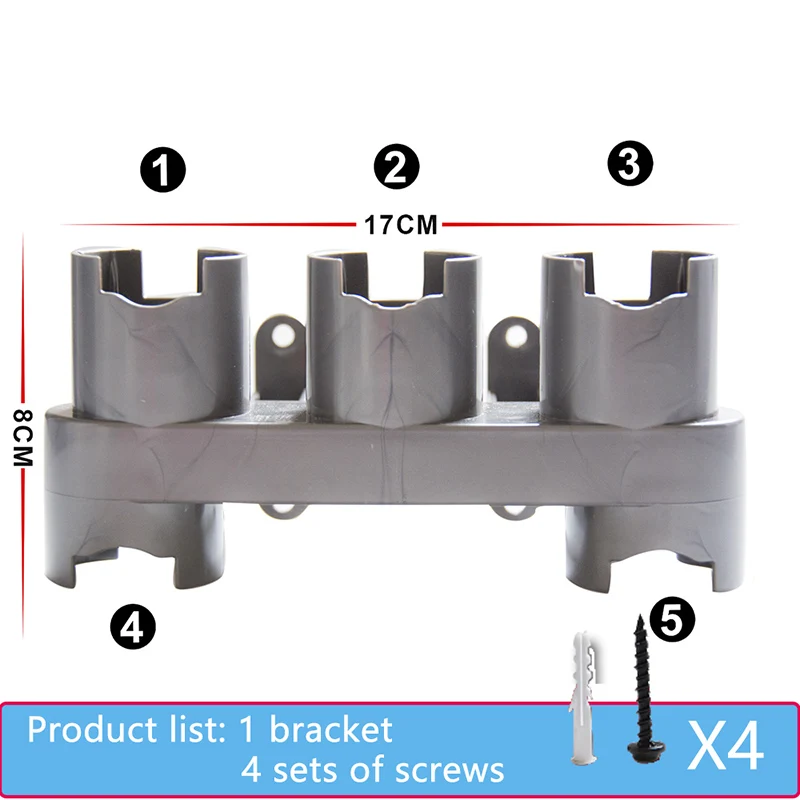 Accessories Storage Equipment Shelf for Dyson V7 V8 V10 V11 Absolute Brush Tool Nozzle Base Bracket vacuum  Cleaner Parts