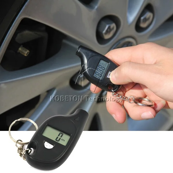 Mini Portable Digital Car Auto Tire Pressure Tester Motorcycle LCD Display Tyre Air Meter Gauge Procession Tool 2-150 PSI