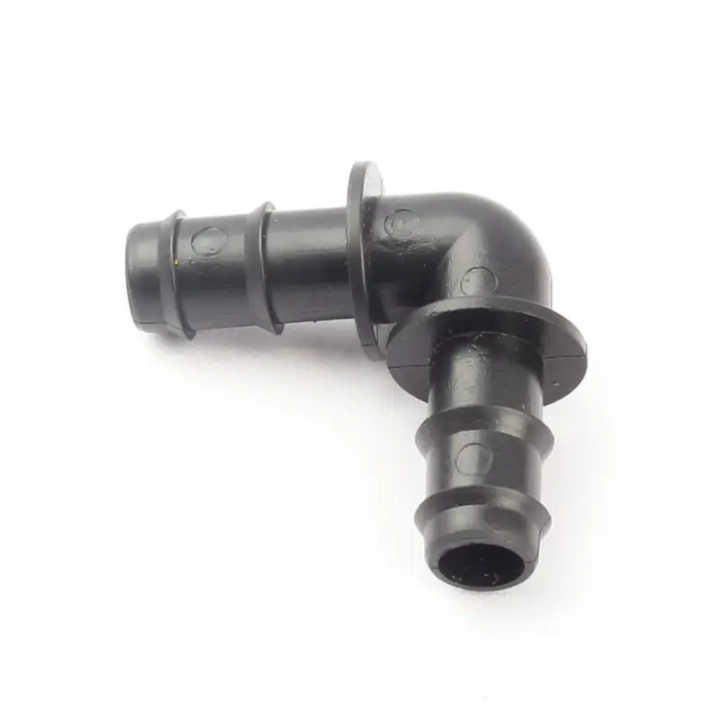 DN16 90 Degree Elbow Angle Bend Garden Irrigation Fittings  Water Pipe Connectors Coupling For Drip Tube Pipe Fitting Irrigation