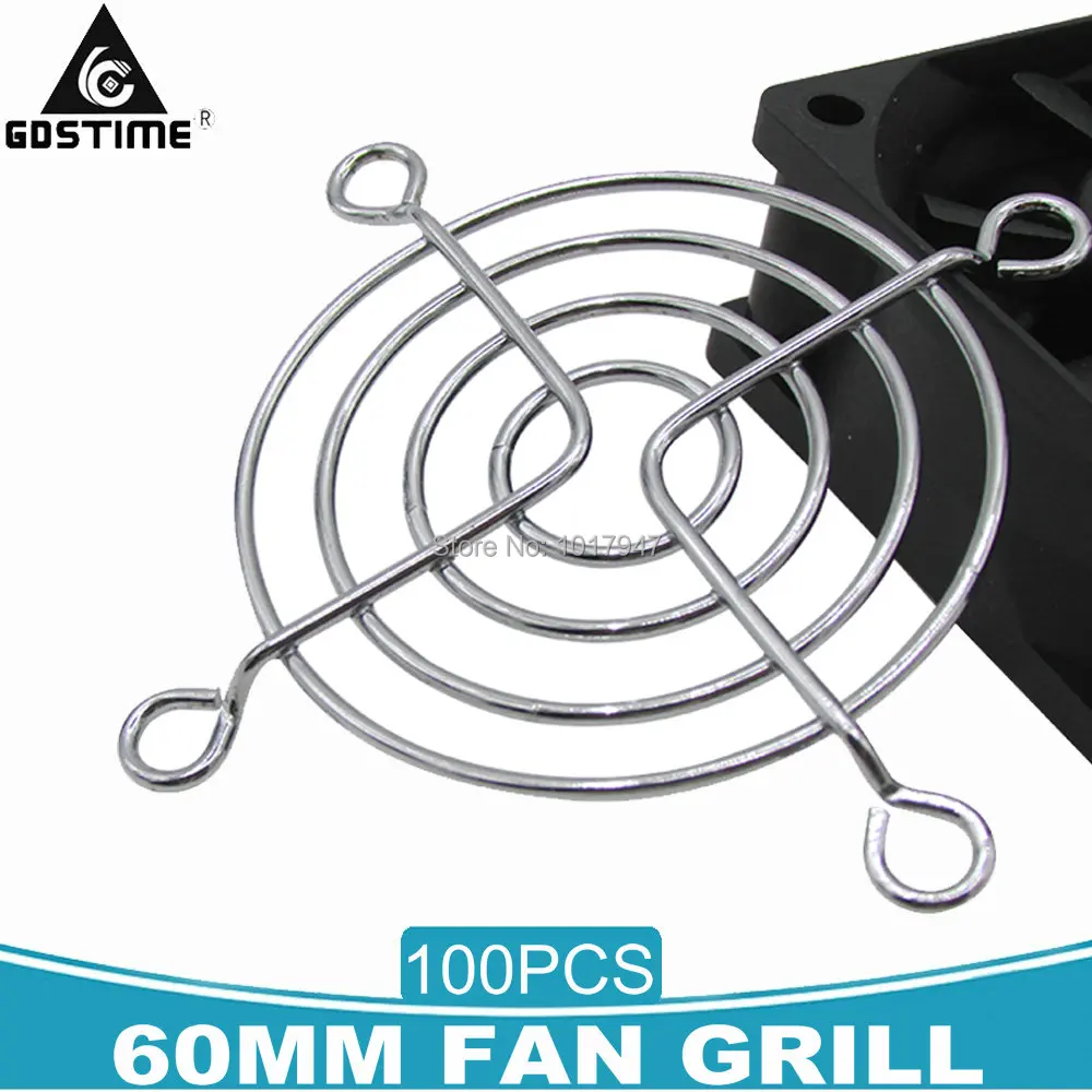 

100 PCS LOT New Metal Steel 60mm 6cm Fan Protector Finger Guard Grill Net