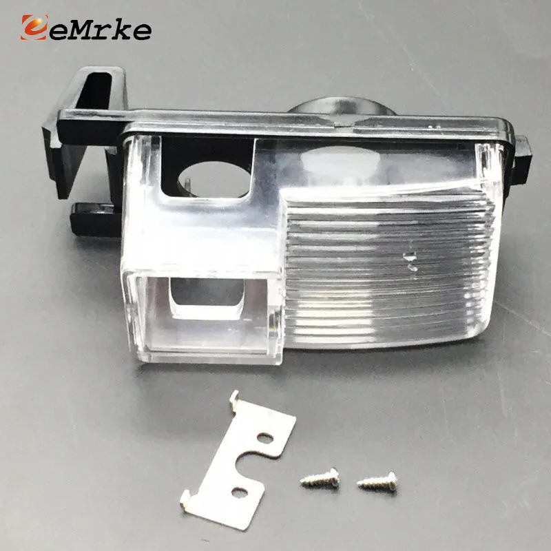 

EEMRKE for Infiniti Q60 / G25 G35 G37 Car Rear View Camera Bracket License Plate Lights Housing Mount