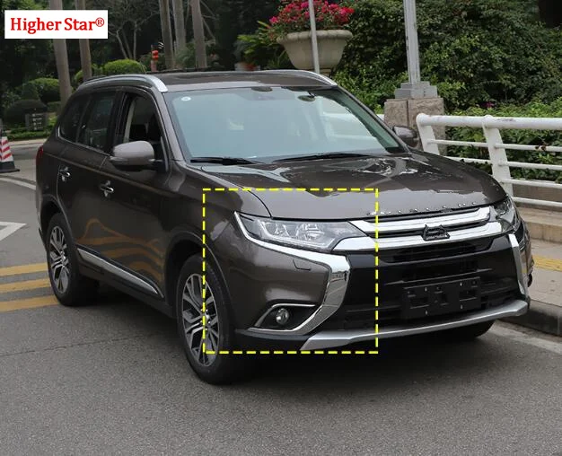 

High quality ABS chrome Car Front Bumper both side decorative cover,grille decoration frame for Mitsubishi outlander 2016-2020
