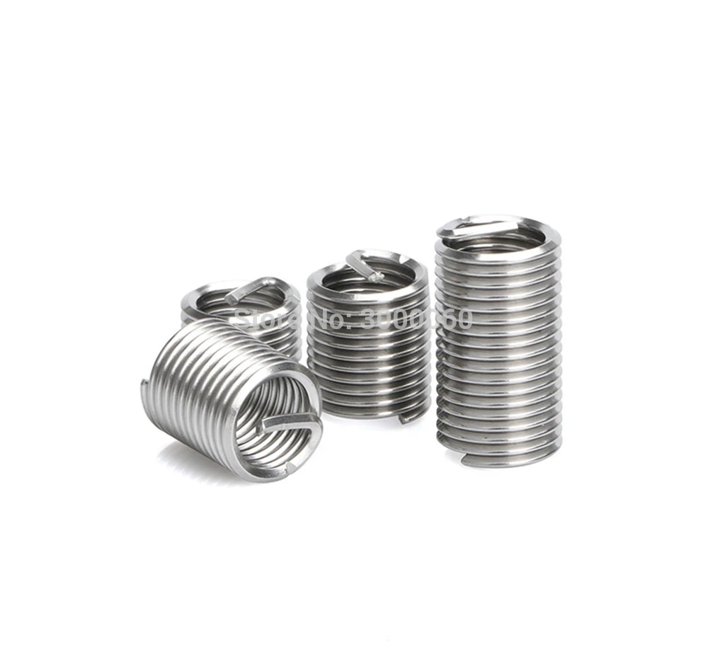 M2 M2.5 M3 M4 M5 M6 Stainless steel 304 вставки резьбовые wire sleeve heli coil spring thread inserts for repair thread