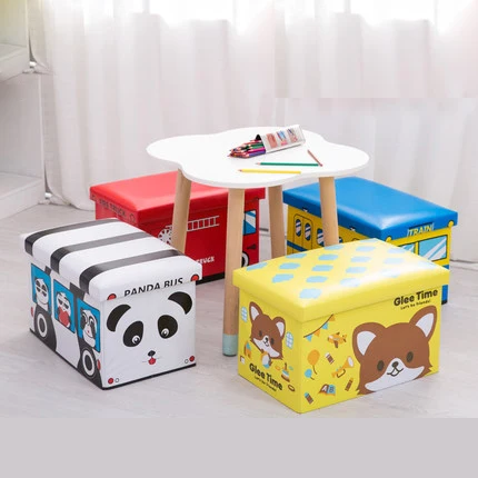 

Children's Toy Storage Box Sofa Stool Multi-Function Household Baby Chair Storage Stool Storage Stool Can Sit Adult