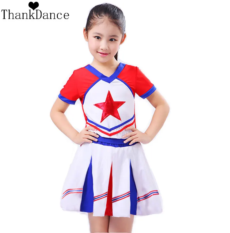 Conjunto de uniformes escolares para niña, traje de calistenia para niño, traje de competición para estudiante, trajes de animadora del equipo de fútbol para niña