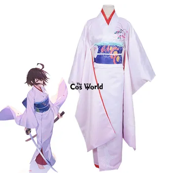 FGO 페이트 그랜드 오더 카라 노 쿄카이 류기 시키 꽃 기모노 유카타 드레스 유니폼, 애니메이션 코스프레 의상 Best5 FGO 페이트 그랜드 오더 카라 노 쿄카이 류기 시키 꽃 기모노 유카타 드레스 유니폼, 애니메이션 코스프레 의상 Best5