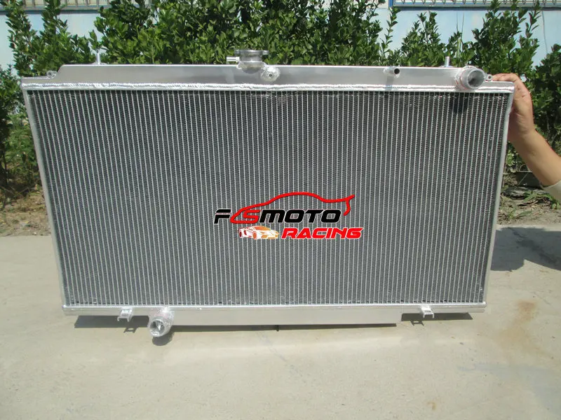 3 Row Aluminum Radiator+ Fan Cooling For Nissan GU Patrol Y61 2.8 3.0 TD 4.2L Manual MT