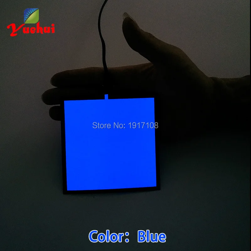 10X10CM led sheet led panel for dispaly,holiday,car,house,model ,Festival and Party Decoration with DC-3V EL Inverter