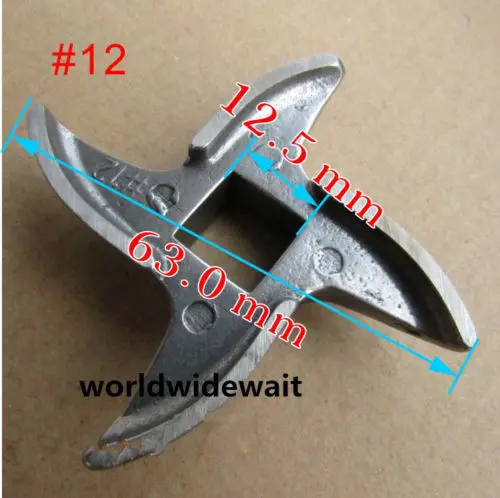 High Quality #12 Type Meat Grinder Blade Stainless Steel Knife Cutter OD. 63mm ZMM