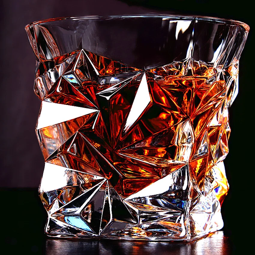 

Luxury Lead-free Crystal Whiskey Cup, Wine Glass, Brandy Snifters, High Capacity Beer Glass, Bar, Hotel Party, Drinking Ware