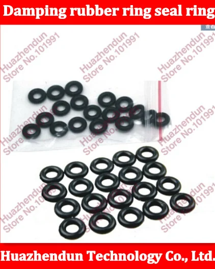 

200pcs High Quality Black rubber damping rubber ring seal ring gasket conditioning type O coil diameter 3mm M3