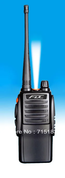 Freeshipping wholesale 10W FD-850 Plus waterproof VHF radio Professional FM Transceiver waterproof walkie talkie 10km