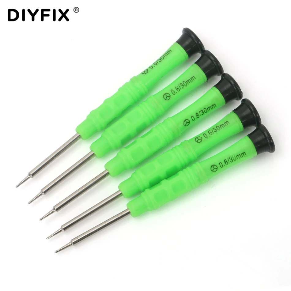 DIYFIX 5 قطعة 0.6 مللي متر ثلاثي الجناح مفك صغير Y تلميح آيفون 7 شاشة LCD تفكيك افتتاح أداة إصلاح