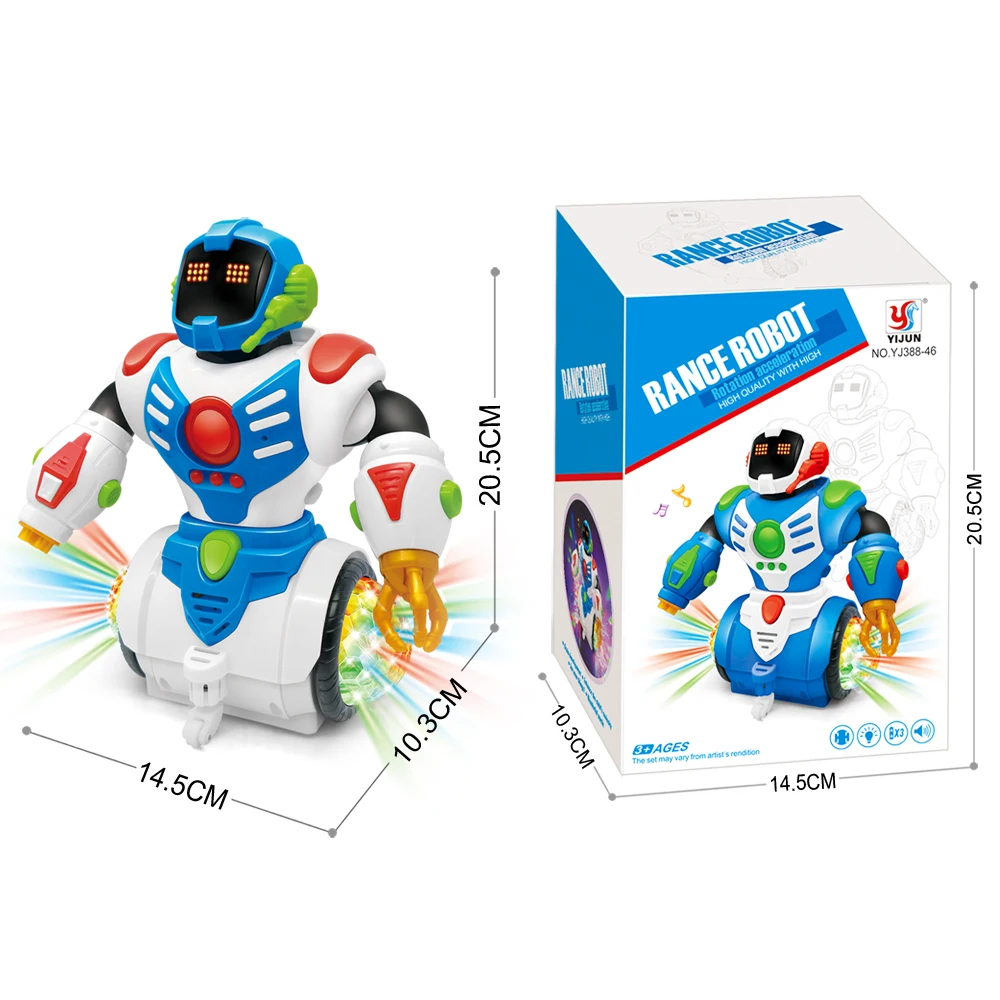 Dancing Robot With Flashing Led Light Dancing Intelligent Model Electric Simulated Educational Robotic Toys for children