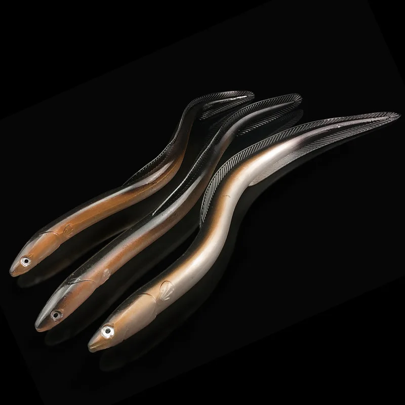 Fishing Lure Simulation Eel Soft Bait 58g/30cm Big Mud Loach Fish Artificial Lures 1 Piece Sale