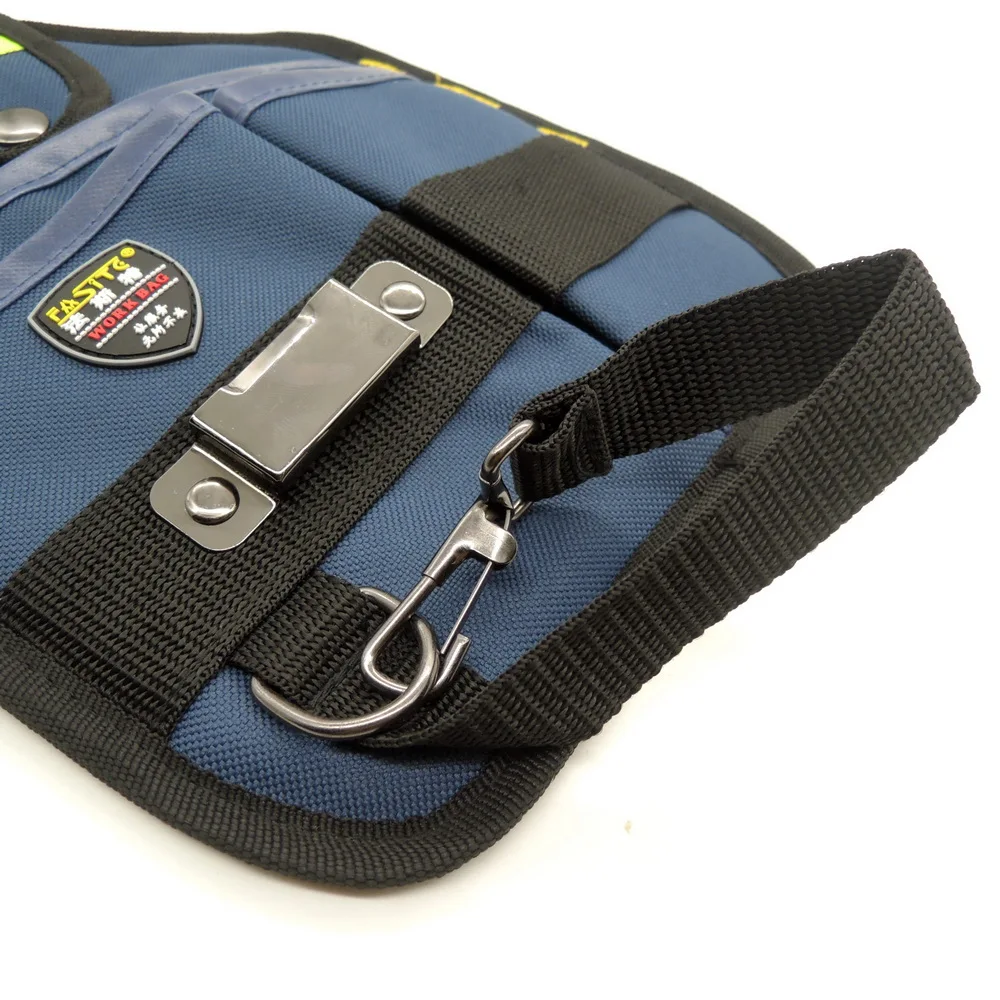 Borsa per attrezzi multifunzione tipo appeso in vita 600D pacchetto elettricista cintura per attrezzi impermeabile in tela Oxford