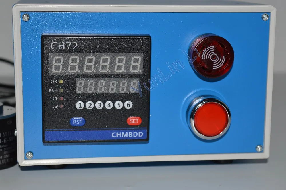 Electronic Digital Meter Counter Intelligent Length Measuring Instrument Roller Type Encoder With Alarm CH72