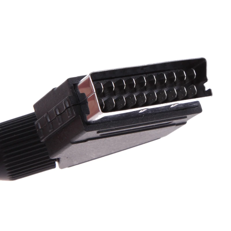 1.84M A/VทีวีวิดีโอScartสายRGBยืดหยุ่นScreenedสเตอริโอสายไฟสายไฟสำหรับNintendo SNES gamecube/N64คอนโซลเกม