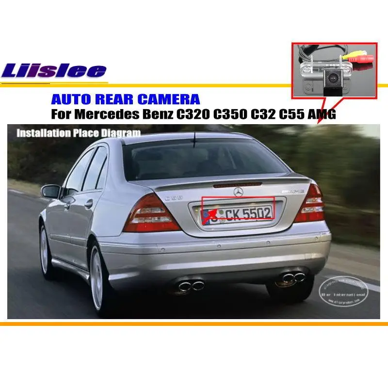 

For Mercedes Benz C320 C350 C32 C55 AMG Car Rear View Rearview Camera Vehicle Parking AUTO HD CCD CAM Accessories Kit