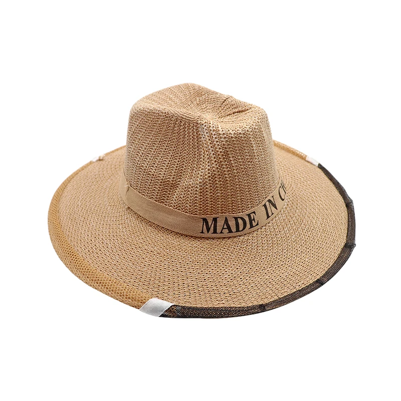Beekeeper Protective Hat Anti Bee Fabric Nylon Net Yarn Hat Beekeeping Protector Cap Beekeeper Cowboy Comfortable Design