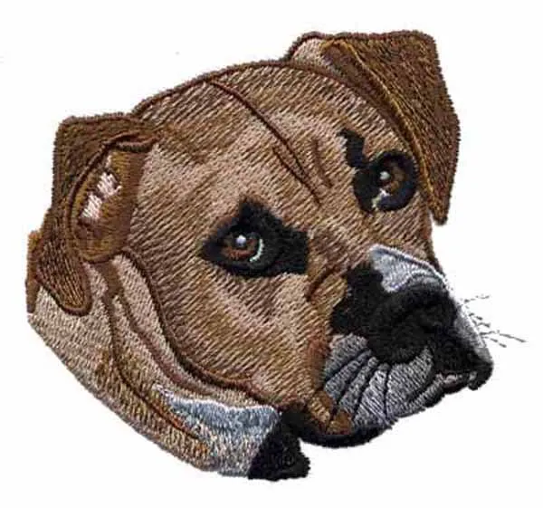 Embroidery Dog Badge Made by Twill with Heat Cut Edge and Iron On Backing Welcome Customized and MOQ50pcs Free Shipping