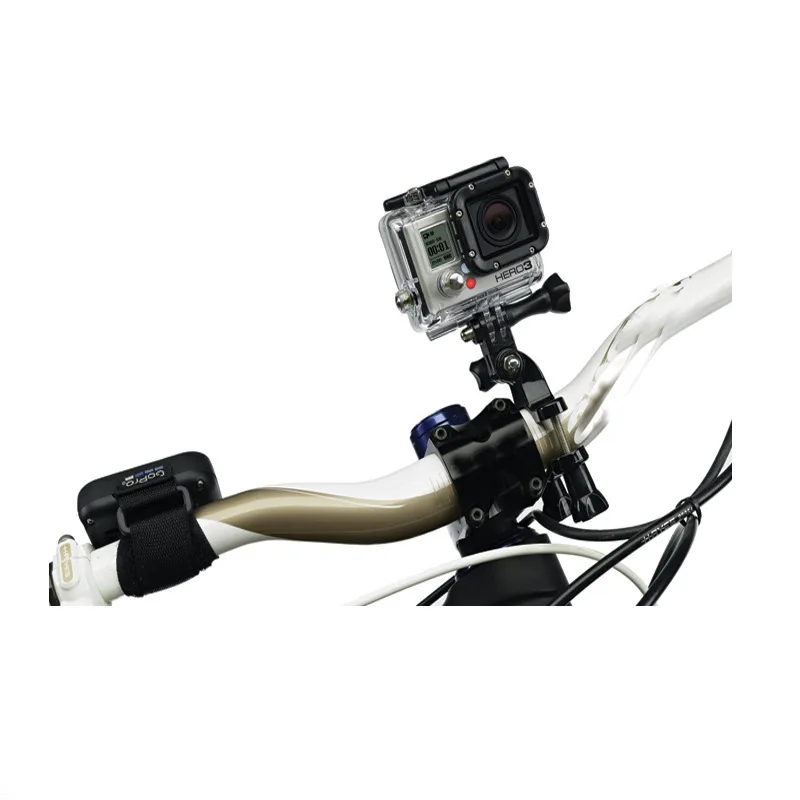 Fietsstuur Scooter Motorfiets Stuur Ski Zadelpen Pole Mount Adapter Voor Gopro Hero 8 7 4 3 + 3 2 1 Xiaomi Yi SJCAM SJ4000