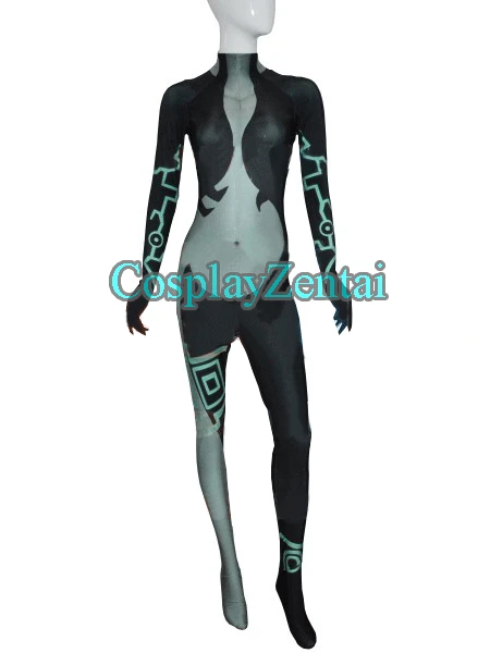 

Twilight Princess Midna Cosplay Costume Spandex 3D Printing Zentai Bodysuit for Halloween