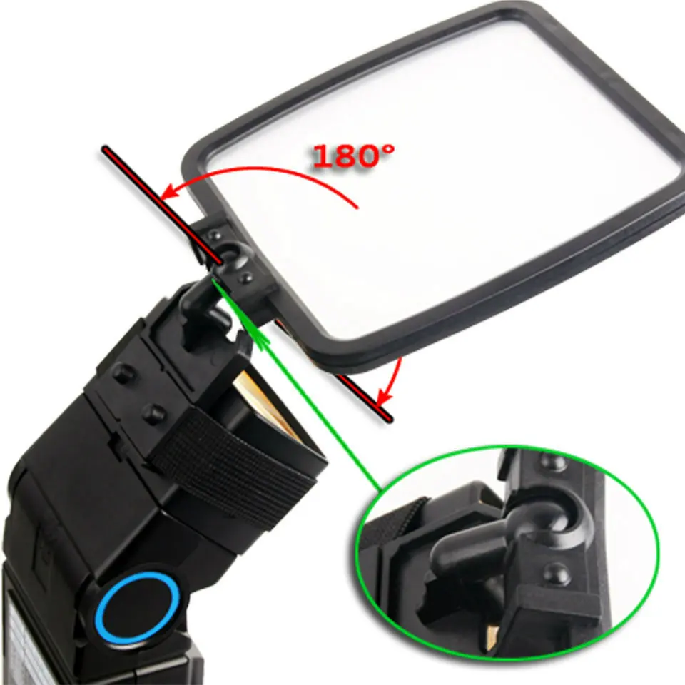 Софтбокс для рассеивания света, 5 в 1, отражатель для вспышки + сумка для Canon 580EX II 580EX 430EX, SB-800, 600, SB-600, AT30