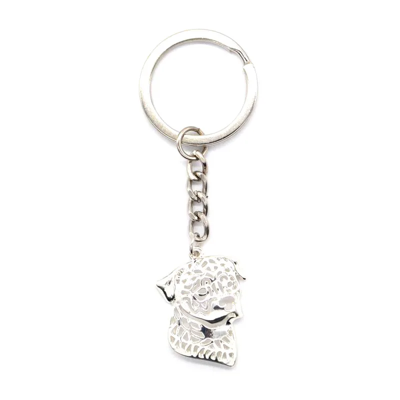 Hot Metal Rottweiler Dog Key Chains Party Lovers Christmas Gift