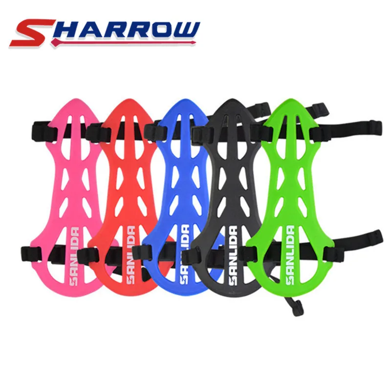 1Pc Archery Soft Rubber Arm Guard Forearm Safety Protective Gears Flexible Arm Guards For Outdoor Hunting Shooting Accessories