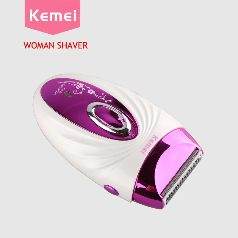 KEMEI 3 in 1 Multifunction Epilator Women Depilation Depilador Feminino Lady Shaver Rechargeable Purple Shaver bikini trimmer